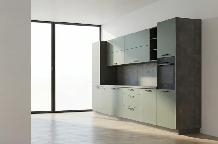 Minifabrik MF Easytouch - Lacquer laminate, mineral green ultra-matt 0